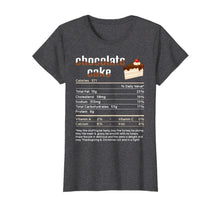 Load image into Gallery viewer, Funny shirts V-neck Tank top Hoodie sweatshirt usa uk au ca gifts for Chocolate Cake Thanksgiving Food Nutrition Facts Matching T-Shirt 1083175