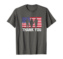 Load image into Gallery viewer, Thank You American Flag Military Heroes Veteran Day Gift T-Shirt