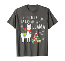 Load image into Gallery viewer, Funny shirts V-neck Tank top Hoodie sweatshirt usa uk au ca gifts for FA LA LA LLAMA Santa Shirt Christmas Funny Gift Xmas T-Shirt 190849