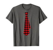 Load image into Gallery viewer, Funny shirts V-neck Tank top Hoodie sweatshirt usa uk au ca gifts for Merry Christmas Gifts For Mens Boys Buffalo Plaid Check Tie T-Shirt 786796