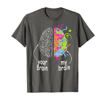 Load image into Gallery viewer, Neurodiversity brain Gift idea for Dyslexia ADHD Autism ASD T-Shirt