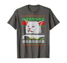 Load image into Gallery viewer, Funny shirts V-neck Tank top Hoodie sweatshirt usa uk au ca gifts for Woman Yelling at a Cat Ugly Christmas Sweater Meme Design T-Shirt 313776