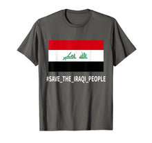 Load image into Gallery viewer, Support the protesters in Iraq Save the Iraqi People T-Shirt