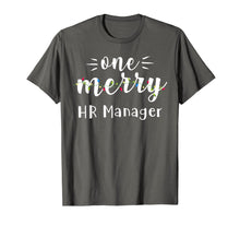 Load image into Gallery viewer, One Merry HR Manager Job Xmas Lights Christmas Gifts T-Shirt