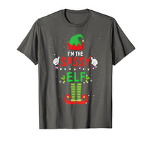 Load image into Gallery viewer, Funny shirts V-neck Tank top Hoodie sweatshirt usa uk au ca gifts for I'm The Sassy Elf Matching Family Group Christmas T-Shirt 169817