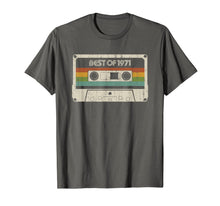 Load image into Gallery viewer, Vintage Best of 1971 48th Birthday Cassette T-Shirt