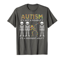 Load image into Gallery viewer, Funny shirts V-neck Tank top Hoodie sweatshirt usa uk au ca gifts for Autism it's a different ability Funny Dabbing skeleton Gift T-Shirt 247488