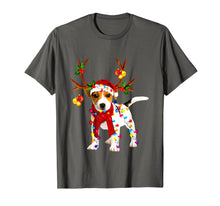 Load image into Gallery viewer, Funny shirts V-neck Tank top Hoodie sweatshirt usa uk au ca gifts for Santa jack russell gorgeous reindeer Light Christmas Lover T-Shirt 994991