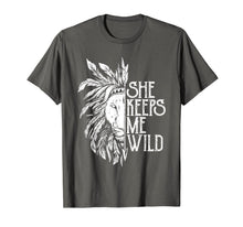 Load image into Gallery viewer, She Keeps Me Wild Lion Couple Matching Gift T-Shirt