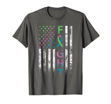 Load image into Gallery viewer, Metastatic Breast Cancer Awareness American Flag Gifts T-Shirt