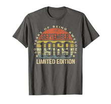 Load image into Gallery viewer, Born September 1969 Limited Edition Bday Gifts 50th Birthday T-Shirt 59804