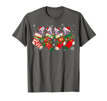 Load image into Gallery viewer, Opossum Possum In Christmas Sock Funny Marsupial Xmas Gifts T-Shirt-2088116