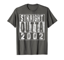 Load image into Gallery viewer, Straight Outta 2002 17th Birthday Gift T-Shirt 17 years old