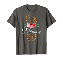 Load image into Gallery viewer, Leopard Bunny Memaw Easter Mothers Day Gifts TShirt352327
