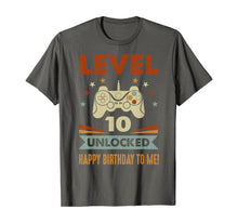 Load image into Gallery viewer, 10th Birthday Shirt Level 10 Unlocked Happy Birthday To Me-210544