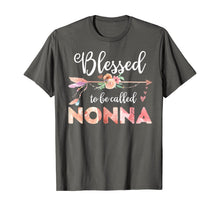 Load image into Gallery viewer, Womens Blessed Nonna Floral Grandma Mother's Day Gift TShirt434249