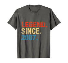 Load image into Gallery viewer, Legend Since 2007 Years Old Gifts 13th Birthday TShirt91040