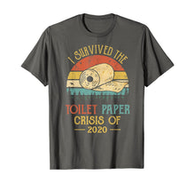 Load image into Gallery viewer, I Survived Toilet Paper Social Distancing 2020 Funny Vintage TShirt396128