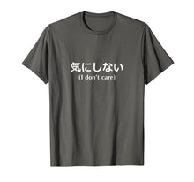 Load image into Gallery viewer, Funny shirts V-neck Tank top Hoodie sweatshirt usa uk au ca gifts for I Don't Care Shirt translated in Japanese 2148554