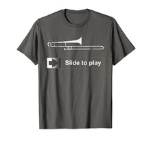 Load image into Gallery viewer, Slide To Play Trombone T shirt Funny marching band gift