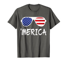 Load image into Gallery viewer, Funny shirts V-neck Tank top Hoodie sweatshirt usa uk au ca gifts for Merica Sunglasses T-Shirt Patriotic Fourth of July Gift 1628879