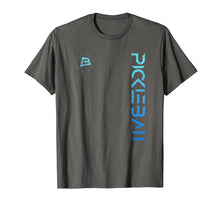Load image into Gallery viewer, Pickleball T-Shirt Distressed Blue Gradient Casual Design
