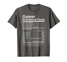 Load image into Gallery viewer, Funny shirts V-neck Tank top Hoodie sweatshirt usa uk au ca gifts for Gamer Nutritional Facts Novelty Video Game Lover T-Shirt 466271