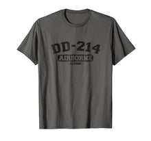 Load image into Gallery viewer, Funny shirts V-neck Tank top Hoodie sweatshirt usa uk au ca gifts for DD-214 US AIRBORNE Division Alumni Vintage T-Shirt 2487950
