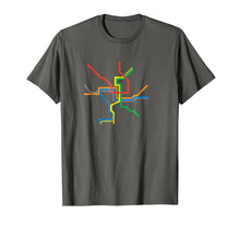 Load image into Gallery viewer, Funny shirts V-neck Tank top Hoodie sweatshirt usa uk au ca gifts for Washington DC Metro Map Shirt DC Subway Art Tee 1878017