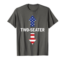 Load image into Gallery viewer, Two Seater Arrow 4th Of July American Flag Two-Seater Shirt