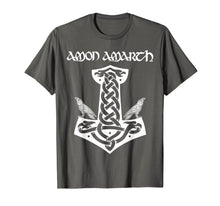 Load image into Gallery viewer, Amon Amarth: Mjolnir And Ravens Thors Hammer Vikings T Shirt