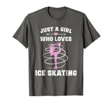 Load image into Gallery viewer, Funny shirts V-neck Tank top Hoodie sweatshirt usa uk au ca gifts for Just A Girl Who Loves Ice Skating Tshirt Figure Skater Gifts 1228600
