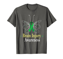 Load image into Gallery viewer, Funny shirts V-neck Tank top Hoodie sweatshirt usa uk au ca gifts for Brain Injury Awareness Butterfly Green Ribbon Tshirt Gifts 2798367