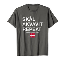 Load image into Gallery viewer, Funny shirts V-neck Tank top Hoodie sweatshirt usa uk au ca gifts for Skal, Akvavit, Repeat Danish Dansk T-Shirt Denmark Danmark 898482