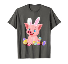 Load image into Gallery viewer, Funny shirts V-neck Tank top Hoodie sweatshirt usa uk au ca gifts for Pig With Bunny Rabbit Hat Easter Eggs T-Shirt Gifts 2729028