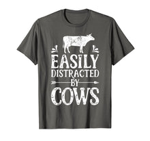 Load image into Gallery viewer, Funny shirts V-neck Tank top Hoodie sweatshirt usa uk au ca gifts for Easily Distracted By Cows T Shirt Cow Men Women Gifts Farmer 491137