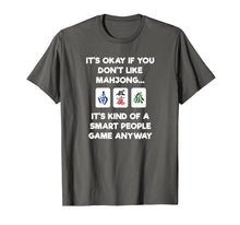 Load image into Gallery viewer, Funny shirts V-neck Tank top Hoodie sweatshirt usa uk au ca gifts for Mahjong T-Shirt - Funny Mahjong Smart People 695563