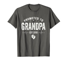 Load image into Gallery viewer, Funny shirts V-neck Tank top Hoodie sweatshirt usa uk au ca gifts for Promoted To Grandpa Est 2019 T-Shirt Gifts Father's Day