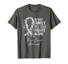 Load image into Gallery viewer, In This Family No One Fights Alone Shirt Brain Cancer