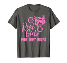 Load image into Gallery viewer, Funny shirts V-neck Tank top Hoodie sweatshirt usa uk au ca gifts for Real Girls Ride Dirt Bikes Shirt | Funny Motocross Gift 2691576