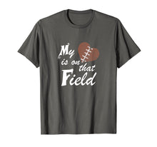 Load image into Gallery viewer, Funny shirts V-neck Tank top Hoodie sweatshirt usa uk au ca gifts for My Heart Is On That Field Football T-Shirt Moms Distressed 711258