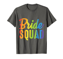 Load image into Gallery viewer, Funny shirts V-neck Tank top Hoodie sweatshirt usa uk au ca gifts for Bride Squad Shirt - LGBT Pride Rainbow Flag Bachelorette 2878945