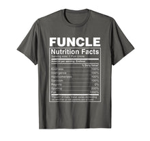 Load image into Gallery viewer, Funny shirts V-neck Tank top Hoodie sweatshirt usa uk au ca gifts for Mens Funcle Nutritional Facts Shirt - Funny Funcle T-Shirt 1304991