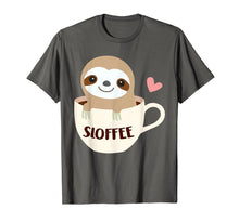 Load image into Gallery viewer, Sloffee Sloth Coffee Tshirt Funny Coffee Lover Gifts 808912
