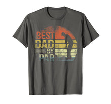 Load image into Gallery viewer, Mens Best Dad By Par Daddy Father's Day Gifts Golf Lover Golfer T-Shirt 72008