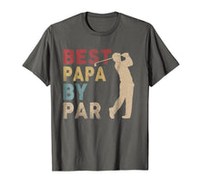 Load image into Gallery viewer, Mens Father's Day Best Papa by Par Funny Golf Gift Shirt