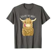 Load image into Gallery viewer, Funny shirts V-neck Tank top Hoodie sweatshirt usa uk au ca gifts for Cute Cartoon Scottish Highland Cow 'Och Aye' T-Shirt 3291815