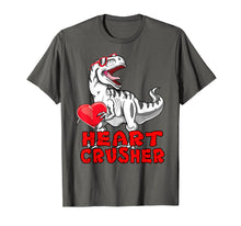 Load image into Gallery viewer, Funny shirts V-neck Tank top Hoodie sweatshirt usa uk au ca gifts for Dinosaur Shirt Valentines Day Heart Crusher T Rex Boys Kids 1742943