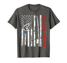 Load image into Gallery viewer, Reel Cool Pop Pop Shirt American Flag Fishing Birthday Gifts 278332