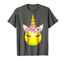 Load image into Gallery viewer, Softball Unicorn Shirt Funny Unicorn Lover Gifts For Girls